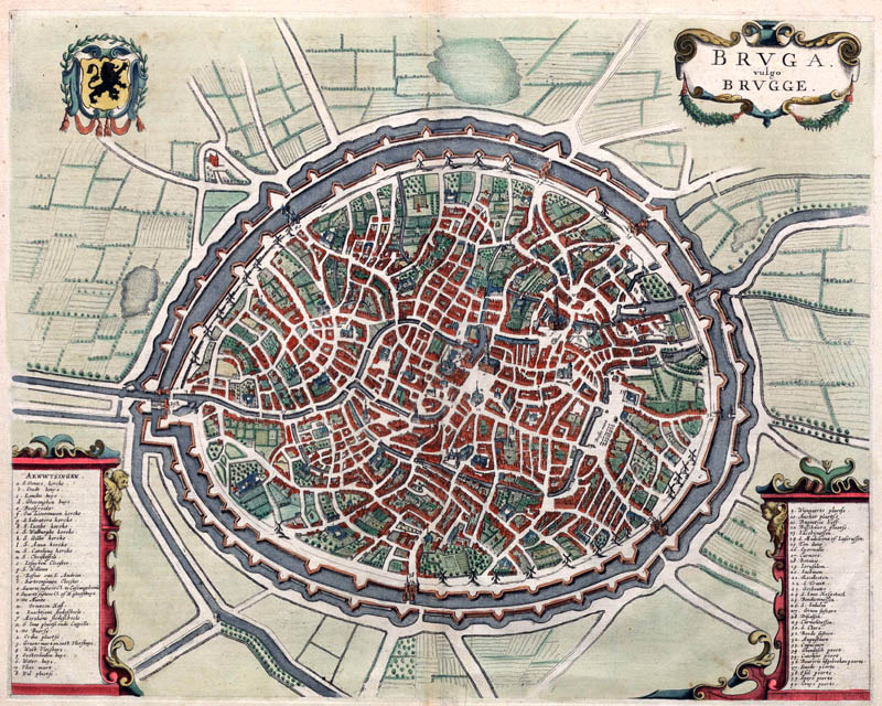 Brugge 1709 Frederik de Wit